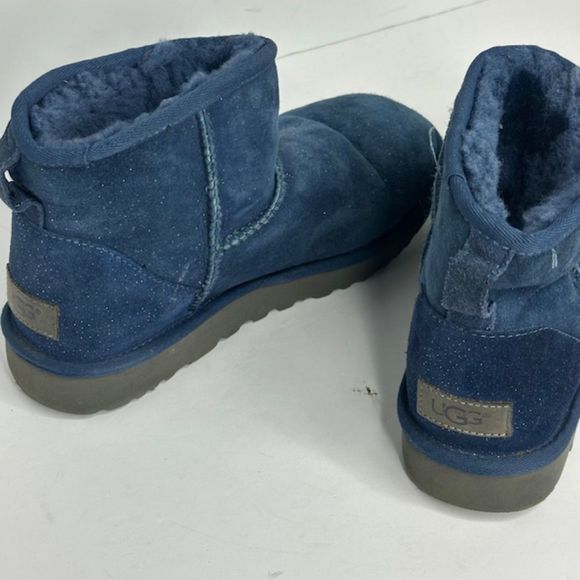 UGG Blue Sparkle Mini Milky Way Booties‎ - Picture 5 of 5